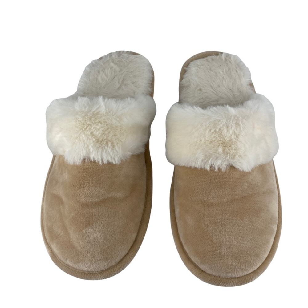 SOFT SURROUNDINGS Size S Cozy Feel Slippers Slides Scuffs Slip-On